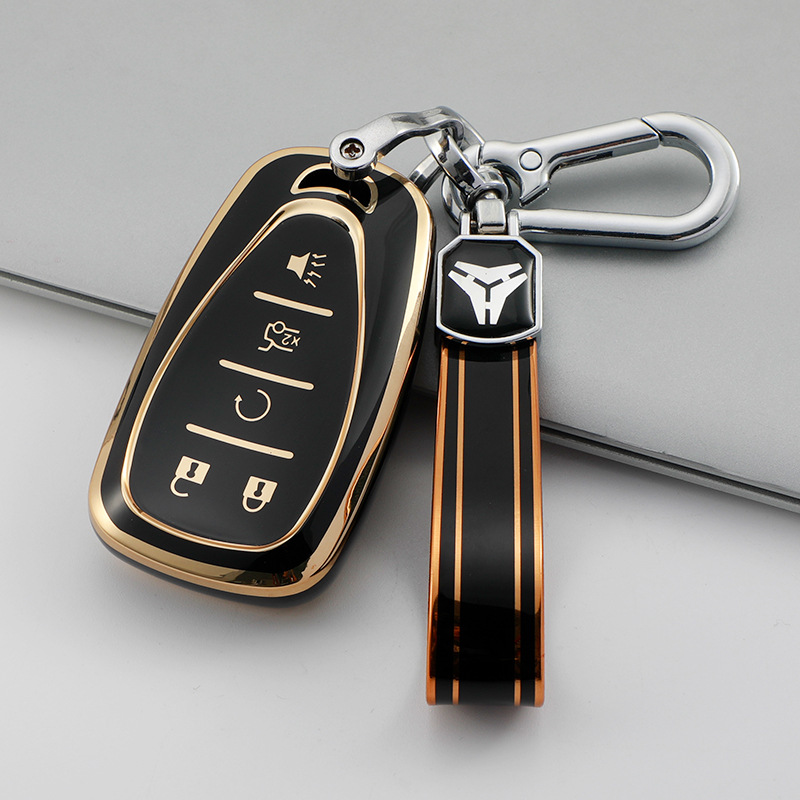For Chevrolet Explorer Malibu XL Car Key Bag New Cruze Protective Shell Bag Buckle Male Female