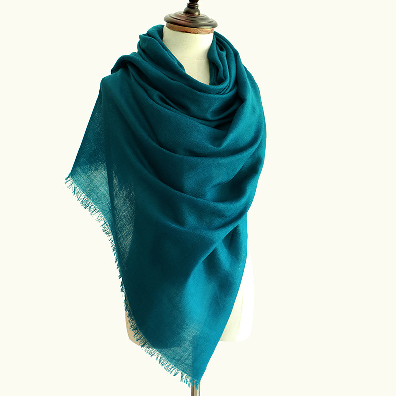 Inner Mongolia worsted 60s pure wool scarf women's sun protection windproof shawl