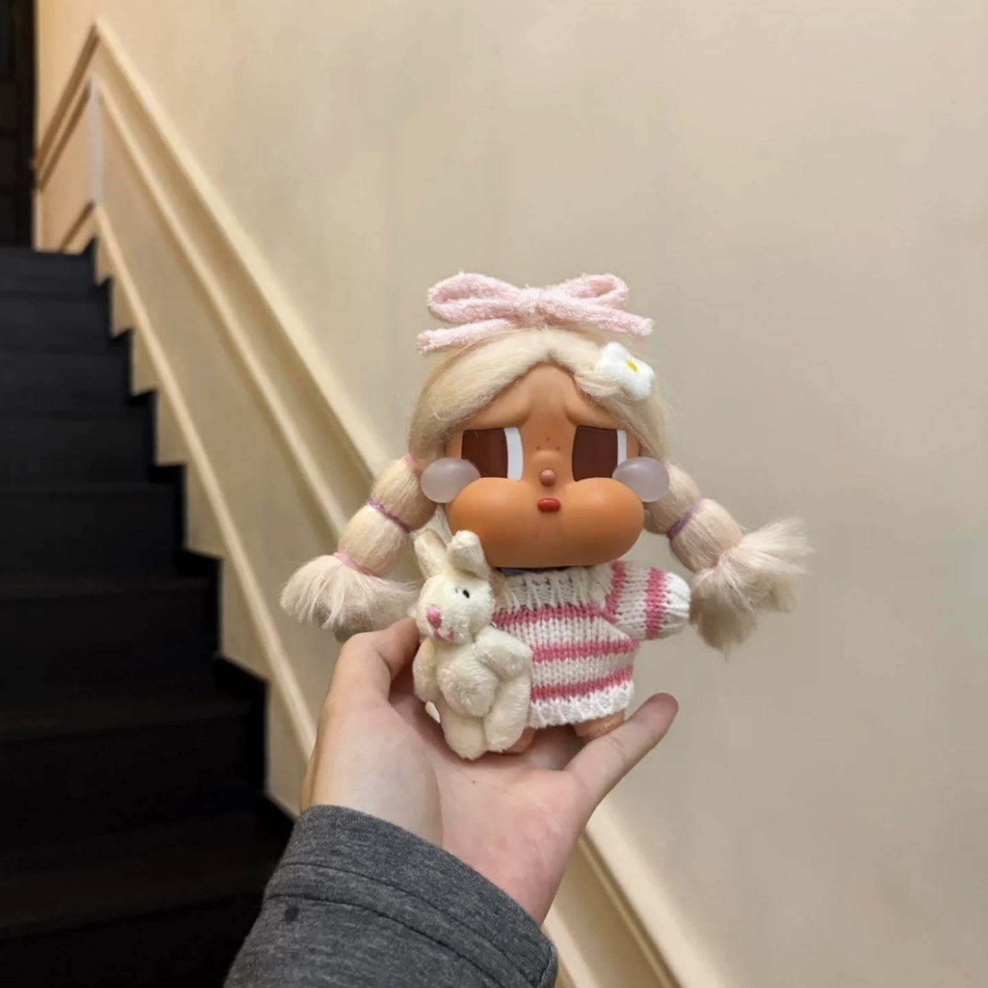 Only doll clothes] Suitable for crying baby Crybaby 15cm vinyl doll seaside vacation vacation dress up cute