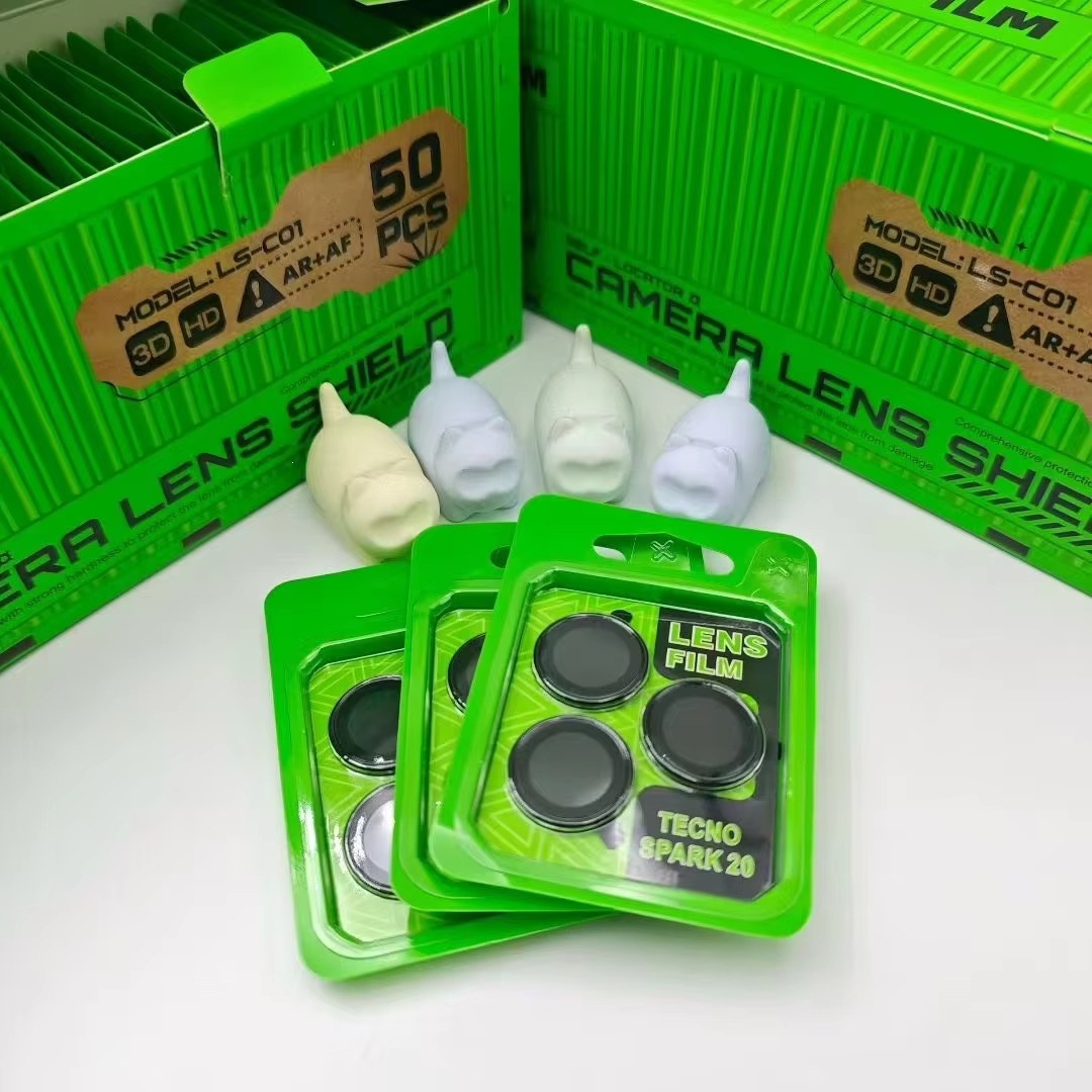AR Lens Film 3D HD Transparent Camera Lens Protective Film High Explosion Proof 9H Tempered Glass Green Lens Film