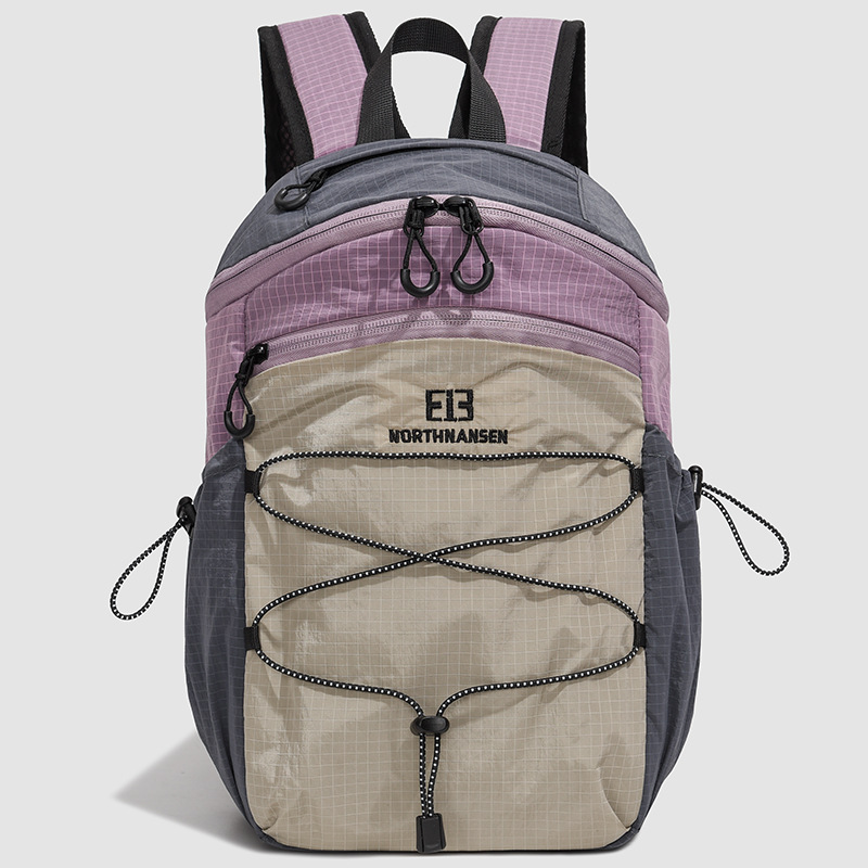 Lightweight small double-shoulder bag women college student new casual hiking mountaineering outdoor travel backpack large capacity mountaineering bag