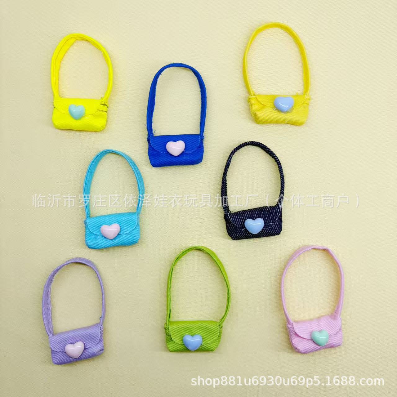 New Doll Clothes Bag 10CM Plush Toy Accessories Small Backpack Suitable for Gazi Sister Crossbody Bag Dopamine Accessories