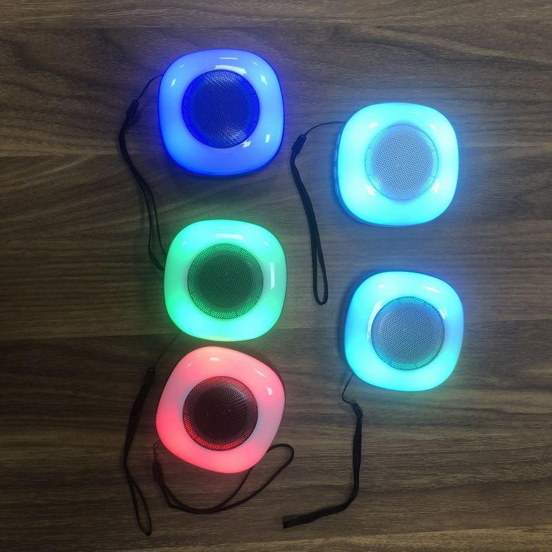 RGB Running Light Gift Bluetooth Small Speaker Outdoor Mini Wireless Portable Glowing Audio RGB Light Effect