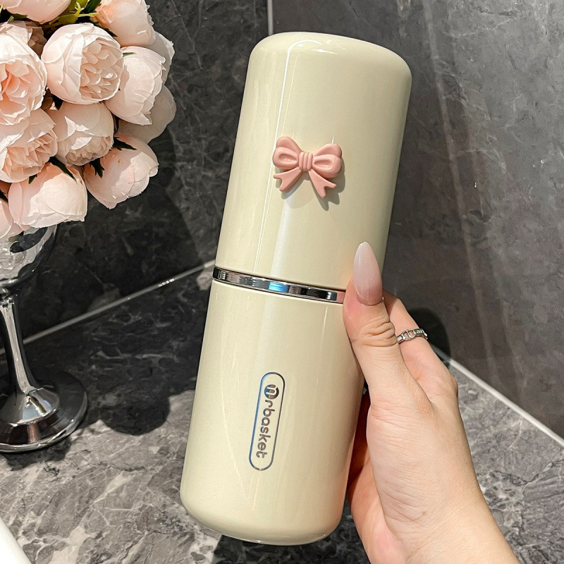 Travel Toothbrush Cup Tooth Cup Toothbrush Holder Toothbrush Rinse Cup Household Set Portable Toothbrush Storage Box