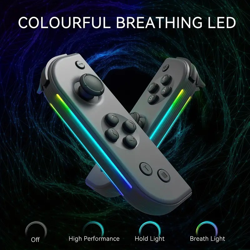 Switch left and right controller support one-key wake-up Bluetooth controller NS motion sensing vibration RGB lighting