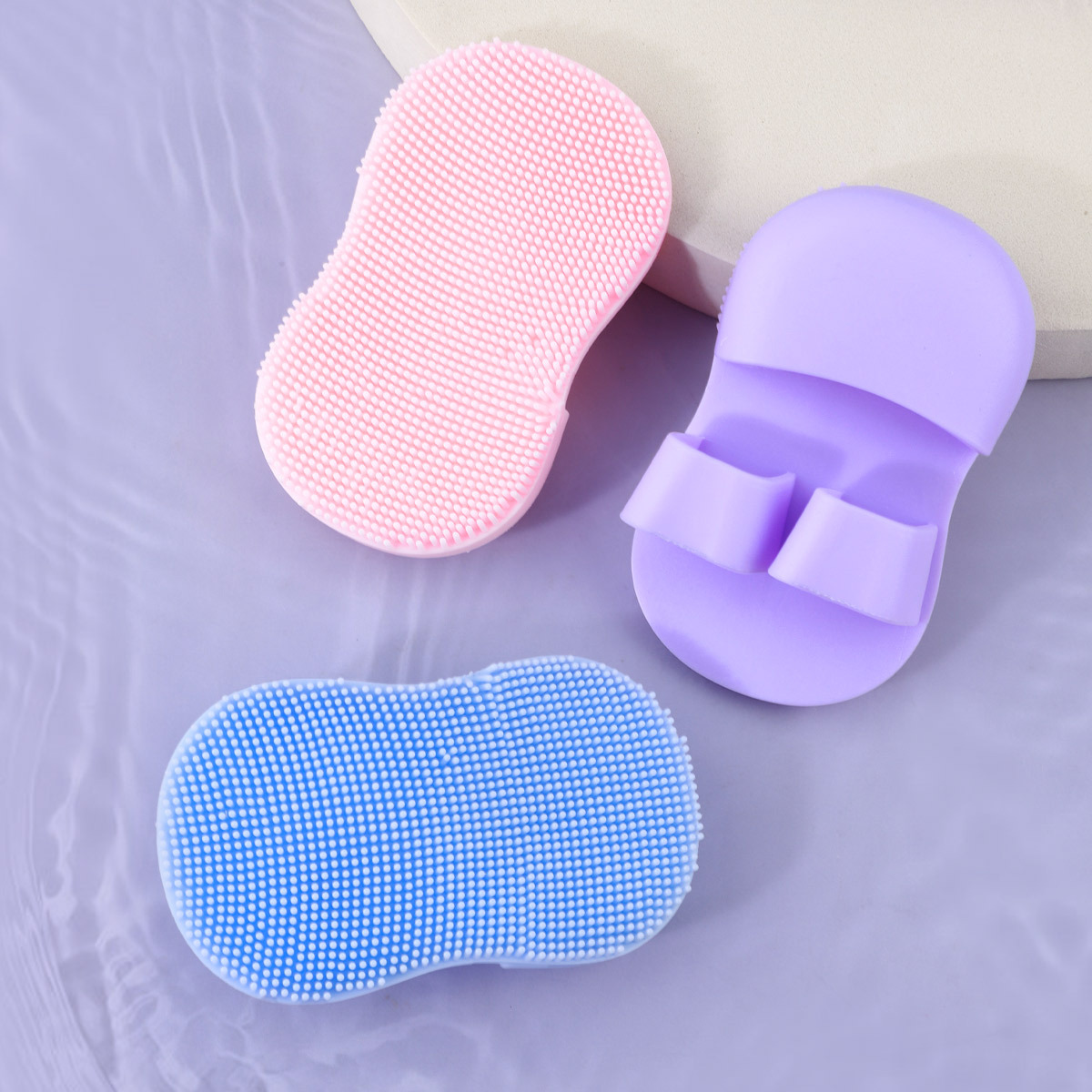 Mini Finger Facial Cleansing Brush Soft Silicone Massage Clean Pores Remove Makeup Wash Face Nose Nasal Wing Clean Face Brush