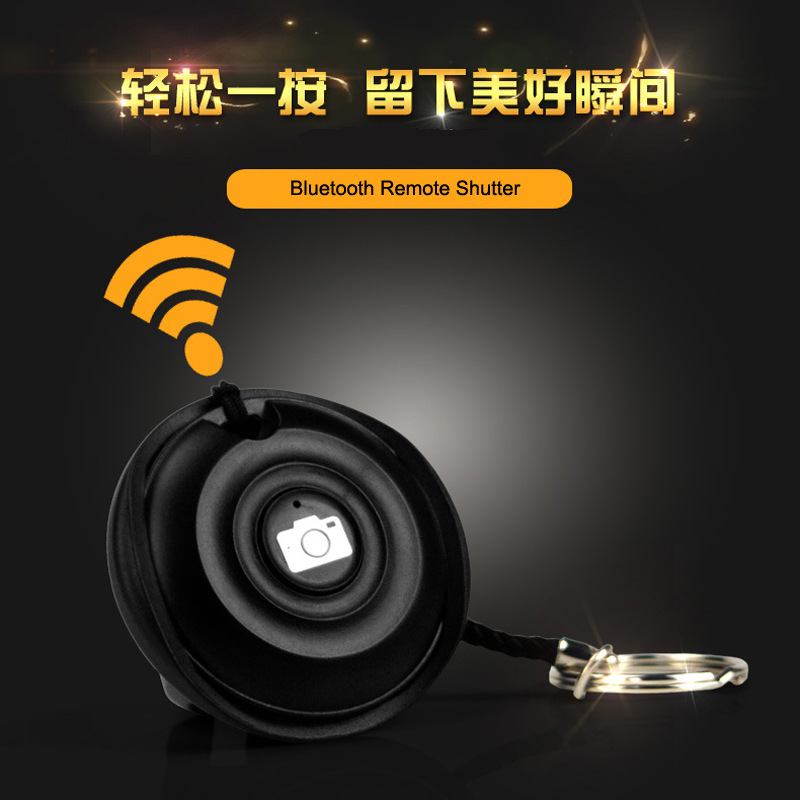 Wireless Remote Control Bluetooth Phone Selfie Shutter Smartphone Selfie Shutter Includes Selfie Stick Case
