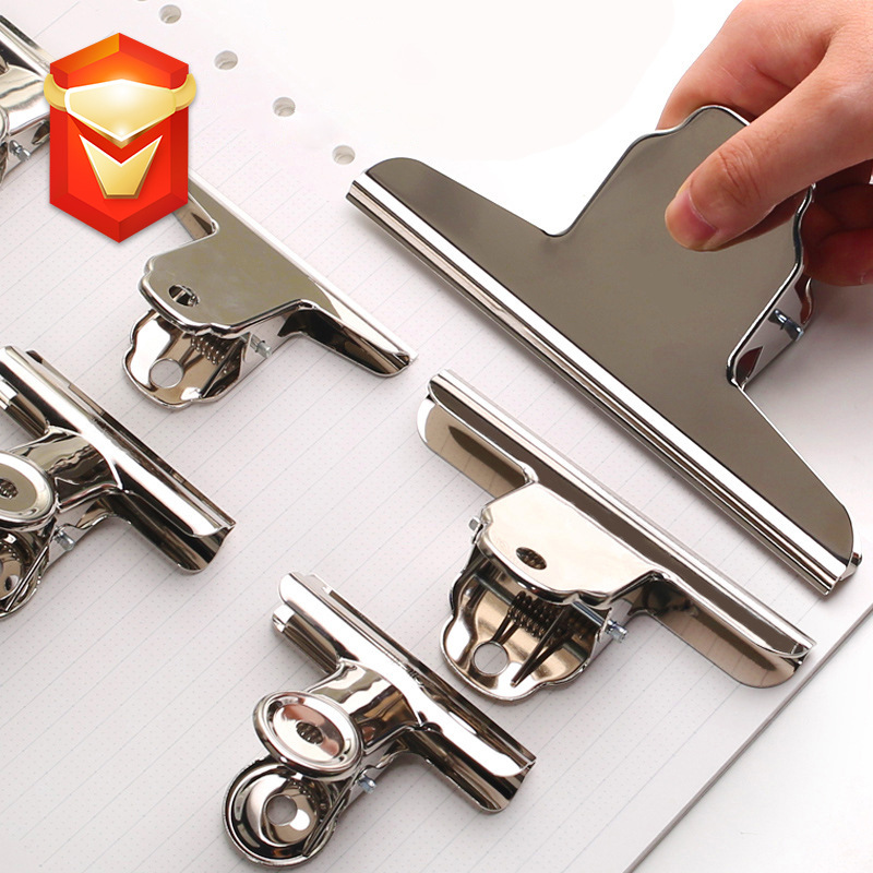 Guang Kai Metal Clips File Stationery Clips Round Ticket Clip Bill Clip Sealing Clip