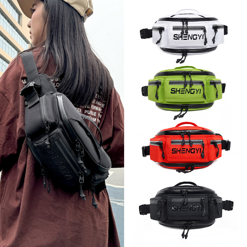 New Style Waist Bag Motorcycle Riding Chest Bag Men Waterproof Backpack Crossbody Bag Customizable LOGO