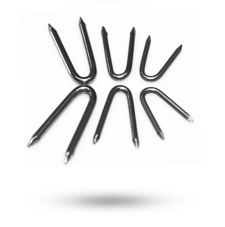 5ZW Saddle Staple U-Shaped Nail Iron Nail Wire Mesh Special Nail Fence Nail Wood Nail for Fixing Things