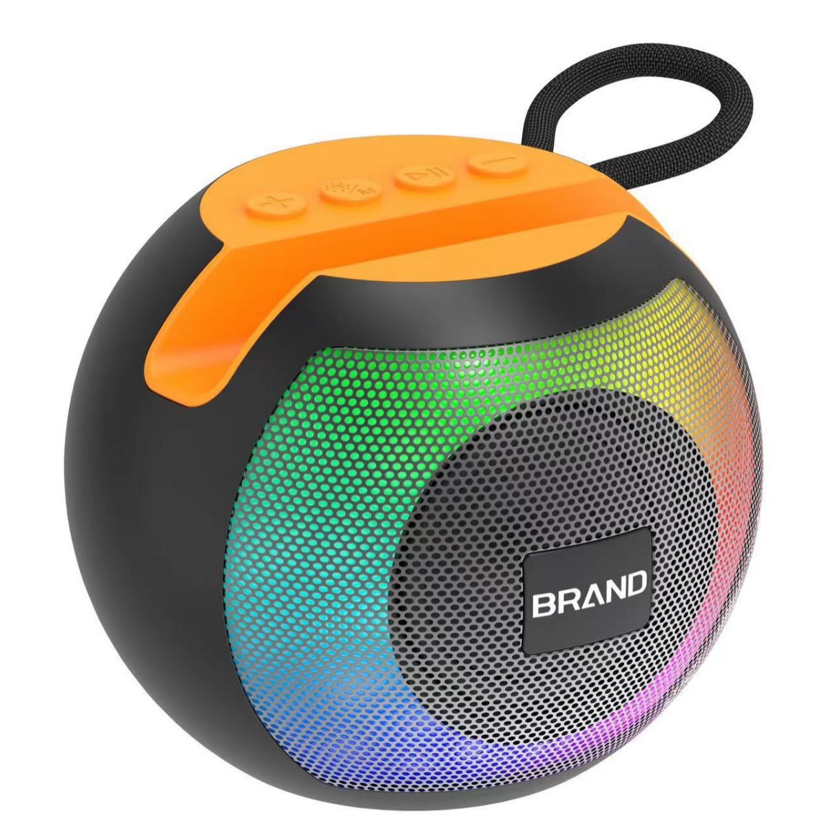 P70 Bluetooth small speaker heavy bass high-definition sound quality outdoor portable speaker colorful colorful light speaker