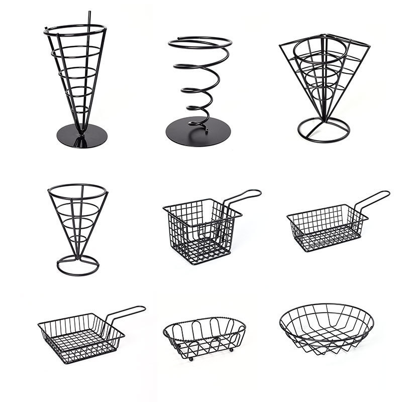 French Fry Basket American Fried Chicken Fried Chicken Wings Plate Bar Fried Snack Basket Commercial Basket