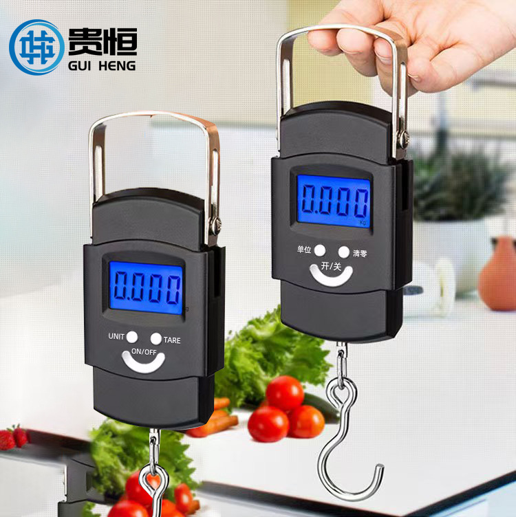 electronic scale gram scale portable hand scale A08 weighing non-commercial food spring scale household luggage scale