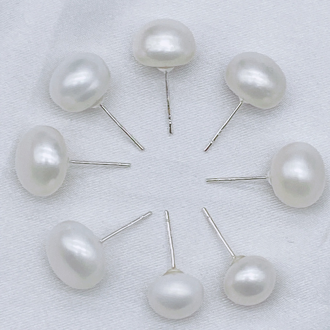 s925 Silver Needle Earrings Women Small Fresh Earrings Simple Ear Hole Nourishing Small Delicate Strong Light Bare Pearl