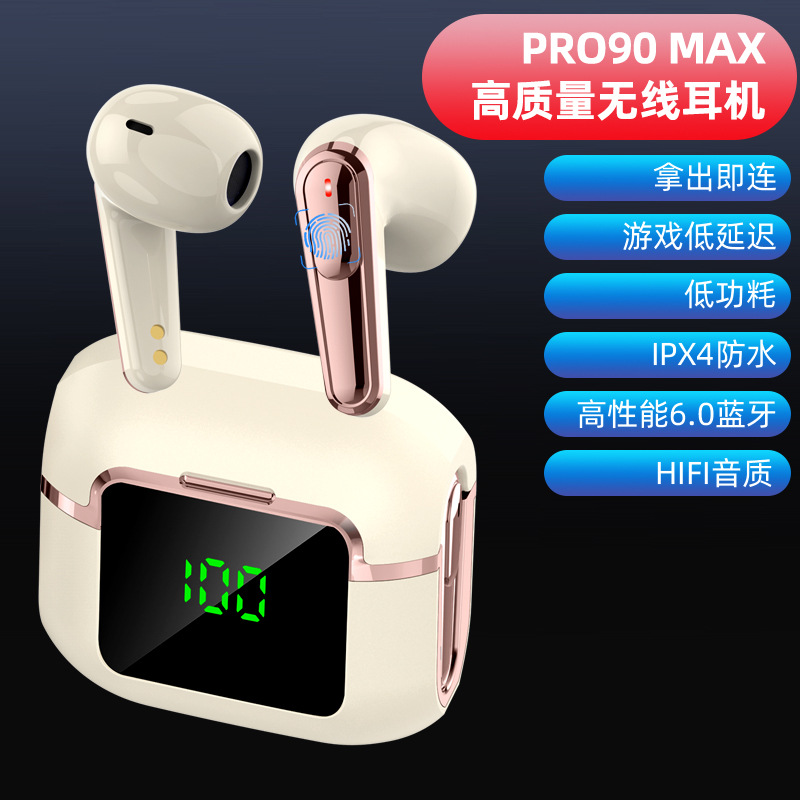 Private mold 2026 new gaming low latency wireless earphones dual ear stereo sound Bluetooth earphones