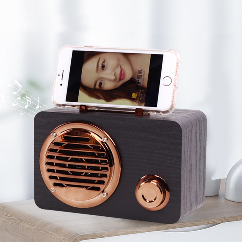 Wooden Bluetooth speaker portable outdoor speaker gift computer speaker FT3001