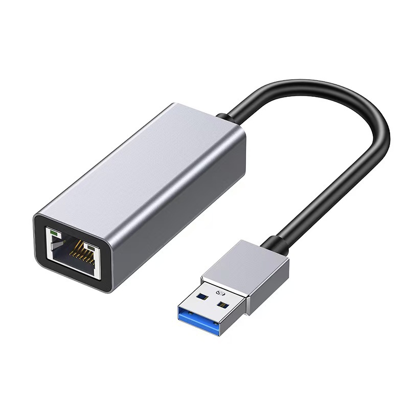 USB3.0 Gigabit Ethernet Card Laptop Smart Driverless Type-C Network Card Phone TV Ethernet Converter