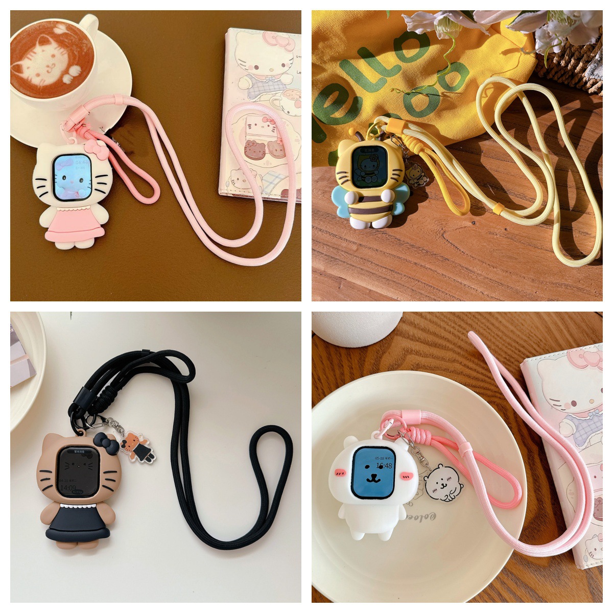 Cartoon doll compatible Apple watch Apple watch S11/10/9 protective case iWatch Ultra silicone