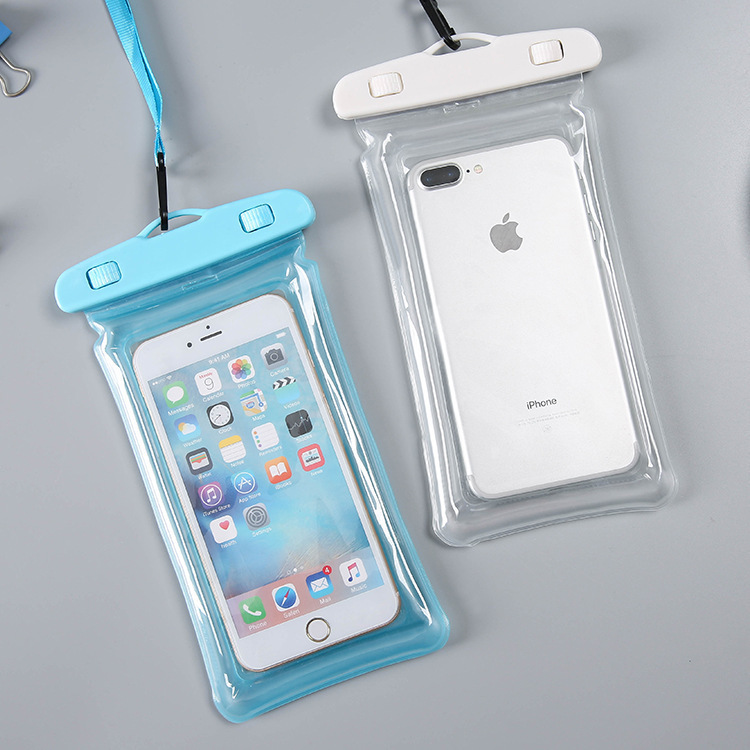 Summer mobile phone waterproof bag touch screen water park floating bag high transparency waterproof phone bag thickened