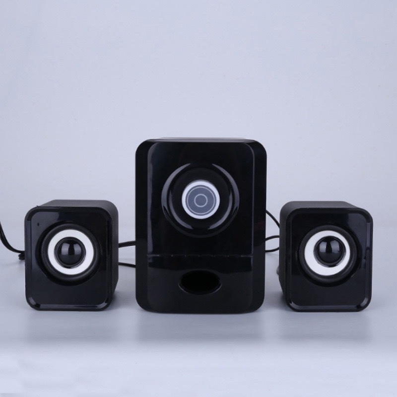 Phone Desktop Computer Notebook Desktop Wired Speaker USB Home 2.1 Stereo Subwoofer Speaker