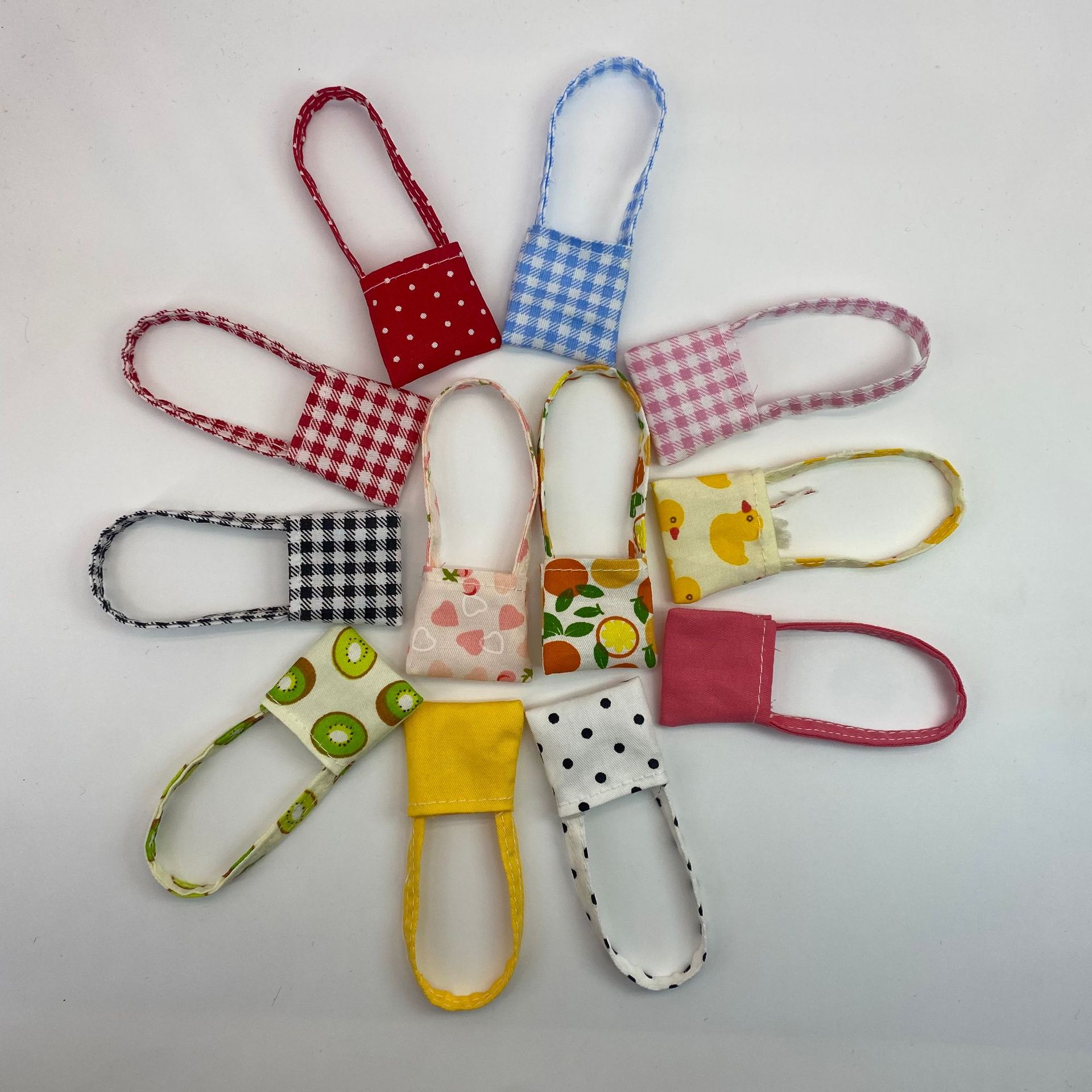 Cotton doll plush toy 10cm doll clothes doll crossbody bag mini backpack pocket mini cute crossbody bag