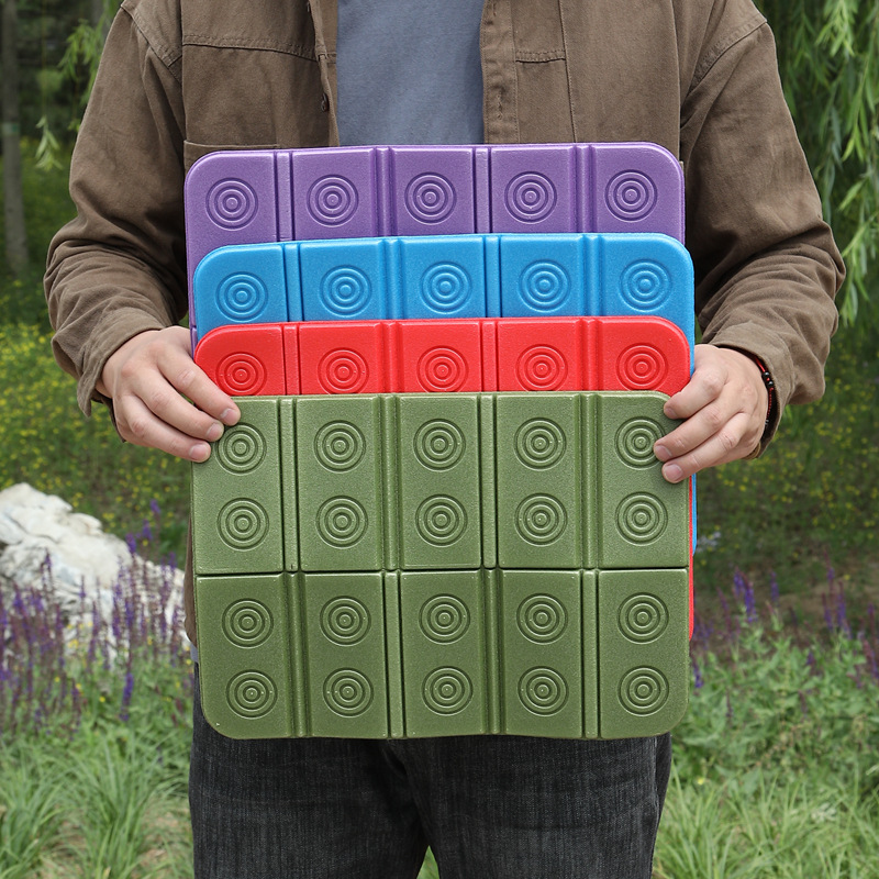 Outdoor 10-Fold XPE Foldable Cushion Ultra-Light Ultra-Small Portable Seat Cushion Elderly Park Butt Pad Washable