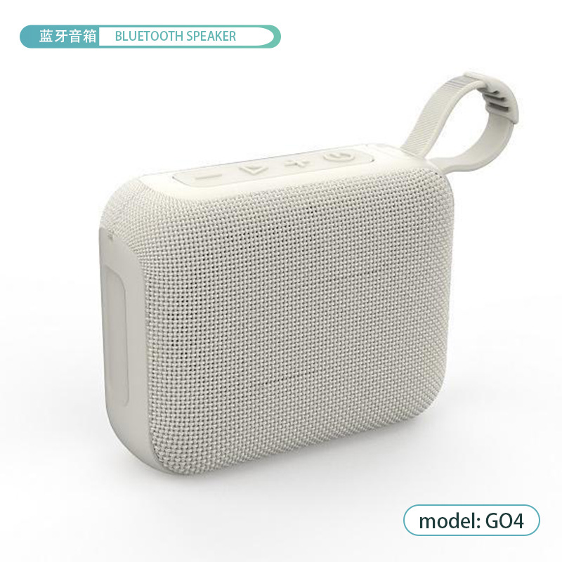 New Fabric Small Speaker Portable Outdoor Cycling Hiking Small Mini Square Bluetooth Speaker