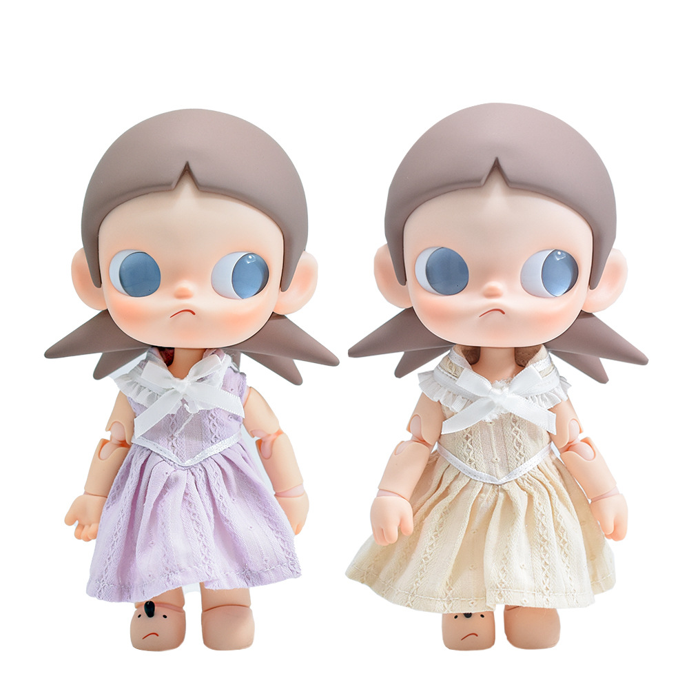 Gazi Sister Dress - Yearning Place Zsiga BJD 1/8 Movable Doll Clothes, Cool Sister Change Outfit Accessories