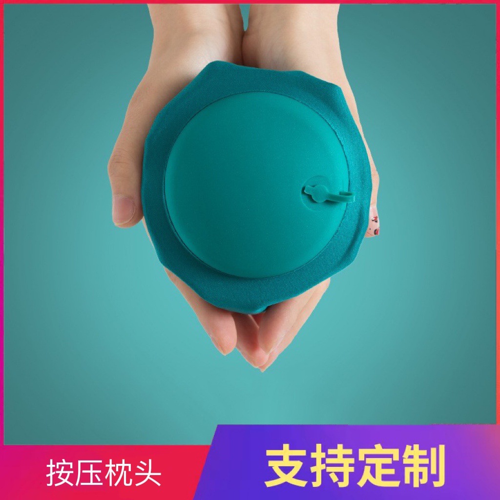 Press-Type Inflatable U-Shaped Pillow Sample Add Logo Air Pillow Core Office Backrest Pillow Portable Neck Protection Pillow