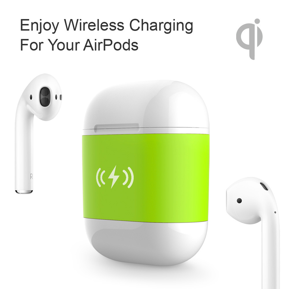 AirPods Wireless Charging Case Suitable for Apple 1st Generation Earphone Protective Case Charging Receiver Case Charger 5W Portable