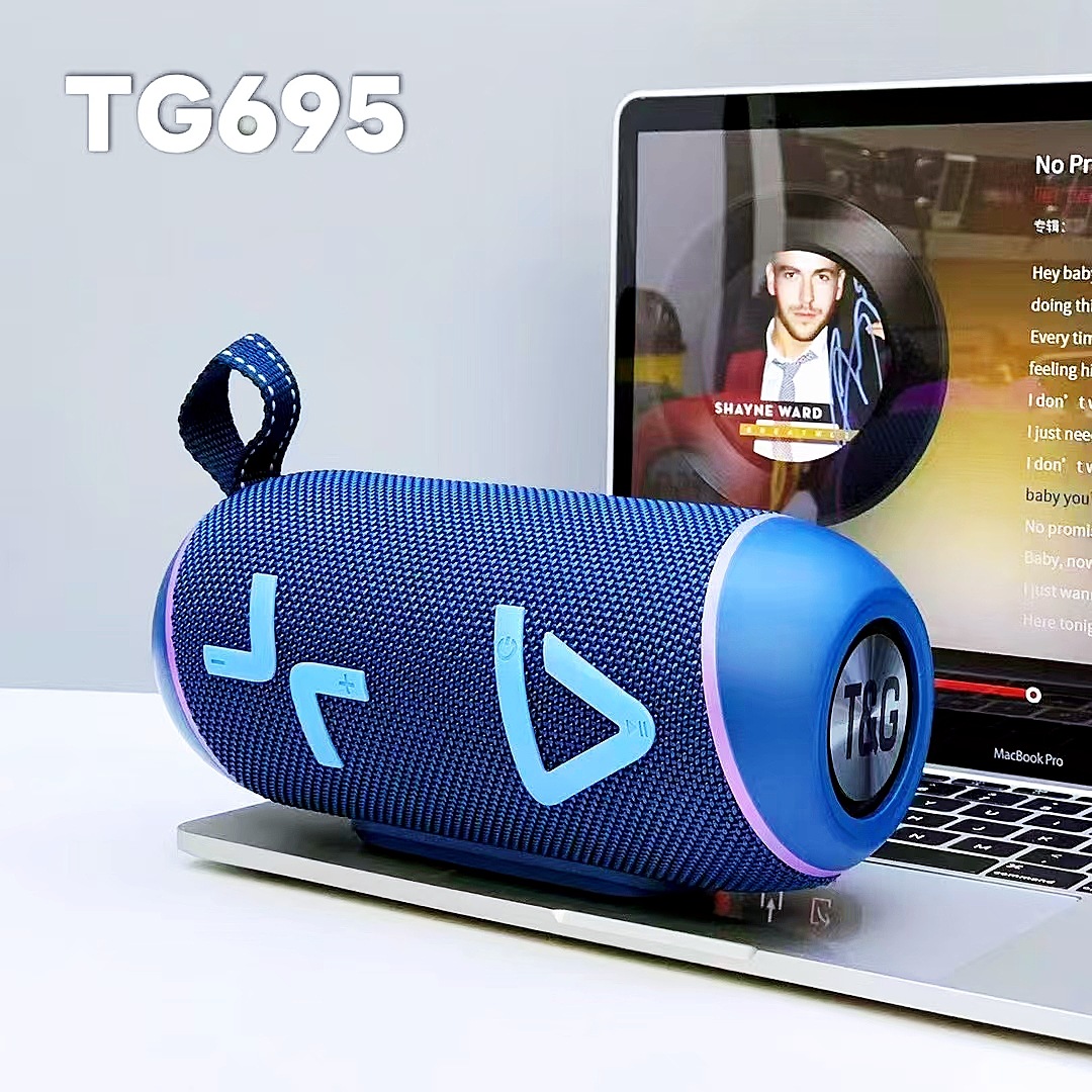 Portable TG695 Bluetooth Speaker Large Volume Gift Card TWS Couplet Sports Dynamic Subwoofer Speaker