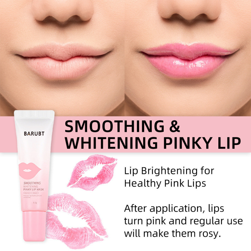 BARUBT Lip Balm Moisturizing Nourishing Brightening Color Fade Dark Lip Mask Sleep Remove Lip Lines Hydrate