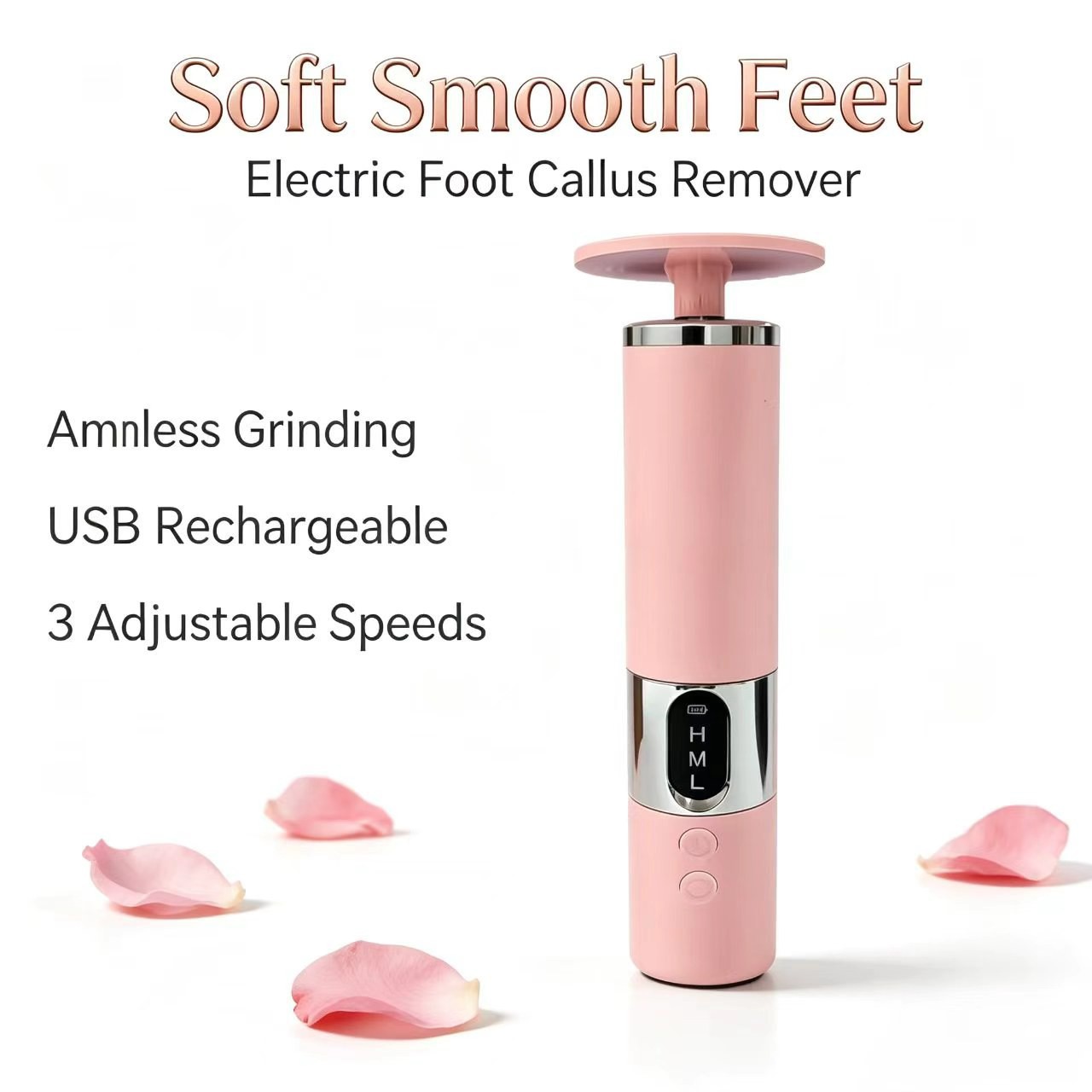 New electric foot grinder repair foot skin remove dead skin device household rechargeable 2-in-1 nail file foot repair device