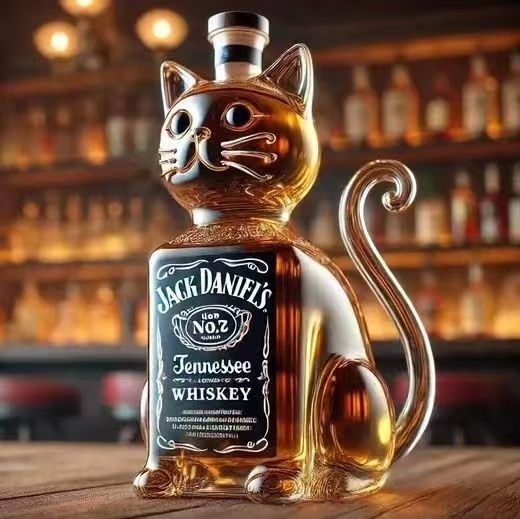 Eagle whiskey bottle cat animal series soaking bottle whiskey bottle decanter