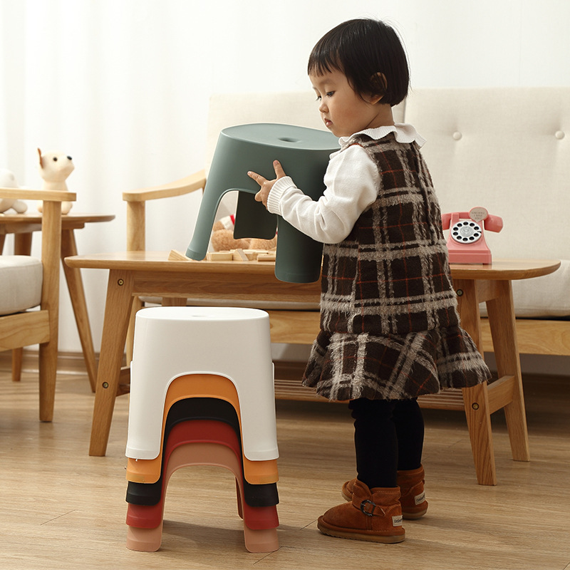 【Hedou】Children Plastic Small Stool Thickened Small Stool Bathroom Shower Stool Anti-slip Stool Special Shoe Changing Stool