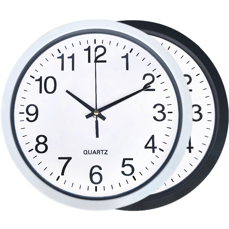 8/10/12/14-Inch Wall Clock Kangbas Silent Movement Bedroom Living Room Clock Customizable with Logo