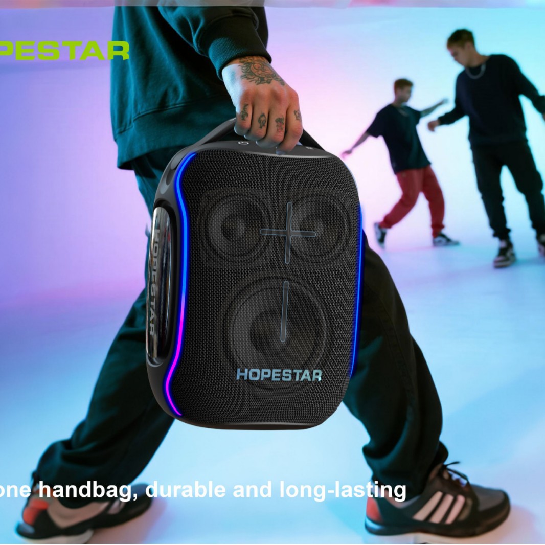 Huada H71 Bluetooth audio subwoofer HIFI high sound quality outdoor手提 speaker card portable 120W gift