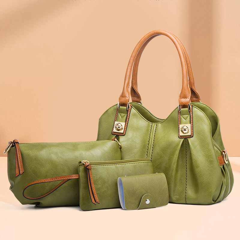 2026 new mother-child bag three-piece set handbag shoulder bag crossbody bag