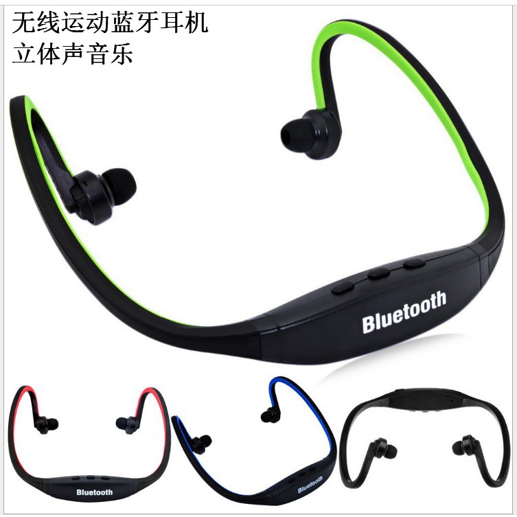 New Bluetooth Earphones Outdoor Wireless Sports Running Rear-Hook Dual Ear Stereo Music