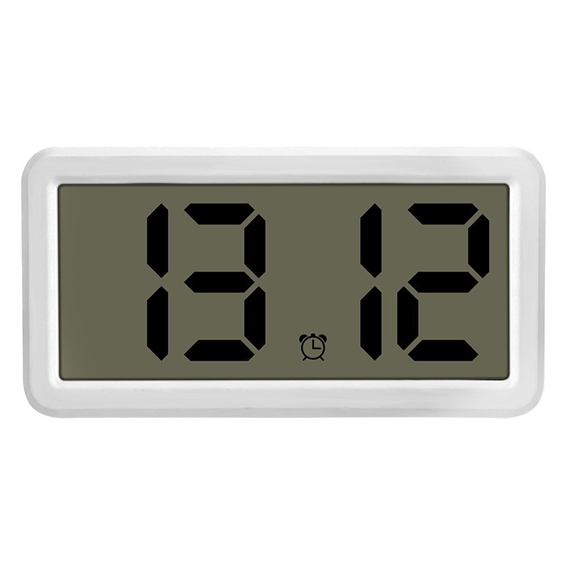 Ultra-thin LCD simple large screen digital alarm clock desktop desk clock student alarm clock desktop bedroom time