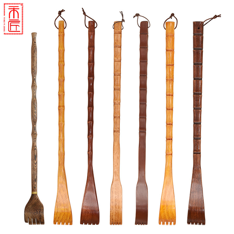 Back scratcher, long-handled back scratcher, wooden back scratcher, massage itch scratcher, old man's joy, itch scratching tool