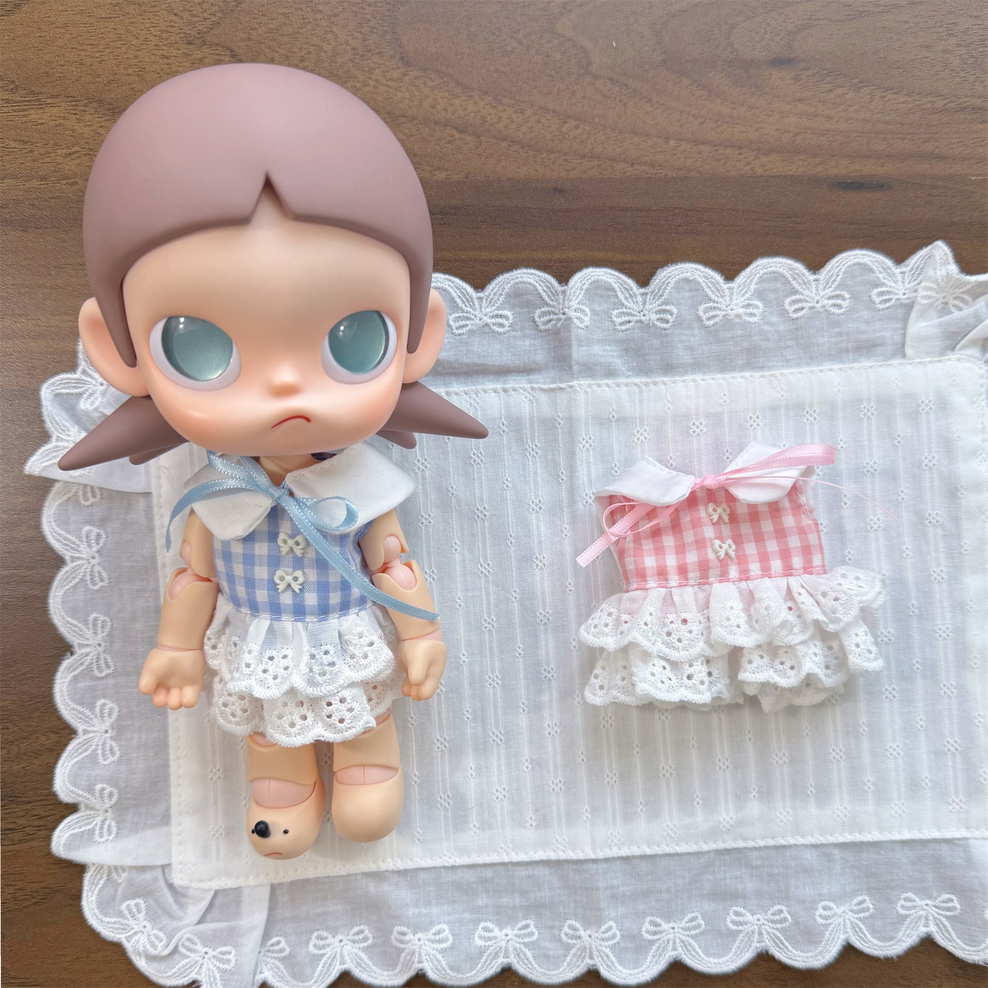 New zsiga Gazi sister doll clothes 1/8 posable doll lace skirt doll replacement summer