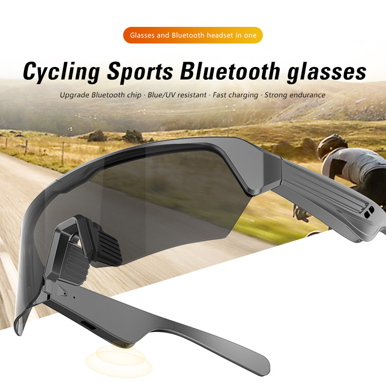 Sports Smart Bluetooth Glasses YJ006 Cycling Music Call Sunglasses UV Protection