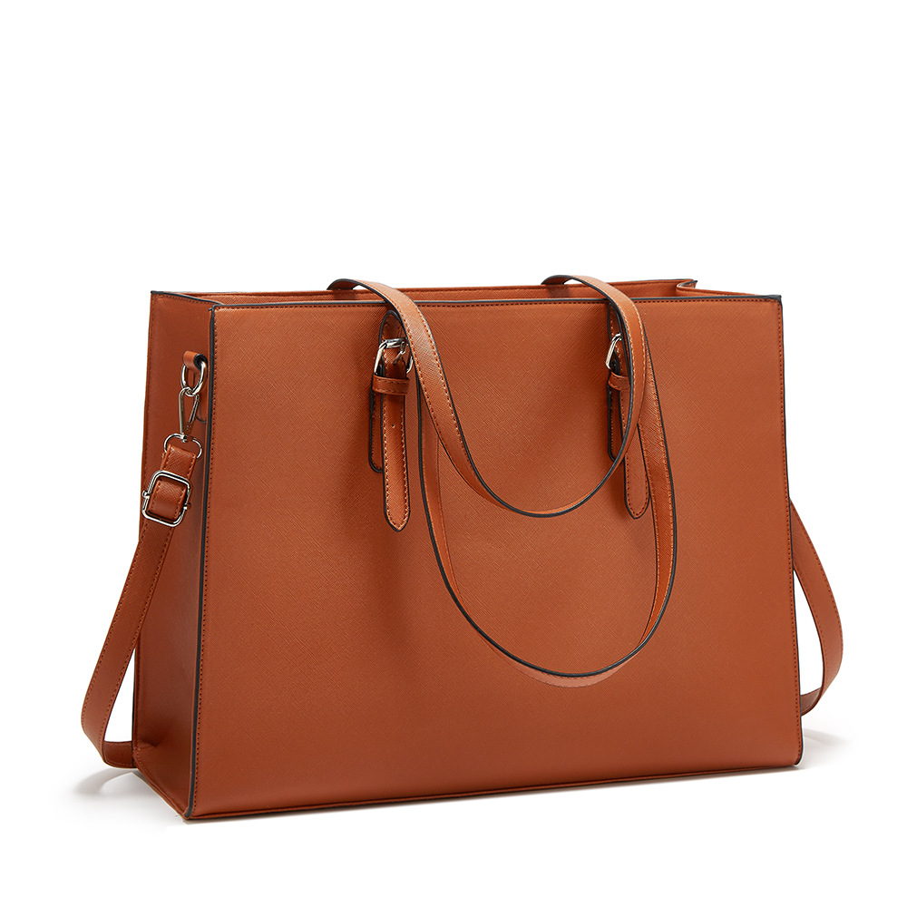 2026 new simple style women's shoulder bag large capacity computer bag