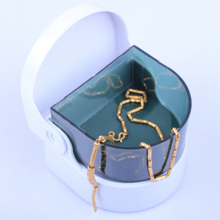 Jewelry Cleaner Gold Silver Jewelry Small Cleaning Machine Ultrasonic Electric Cleaner Gift