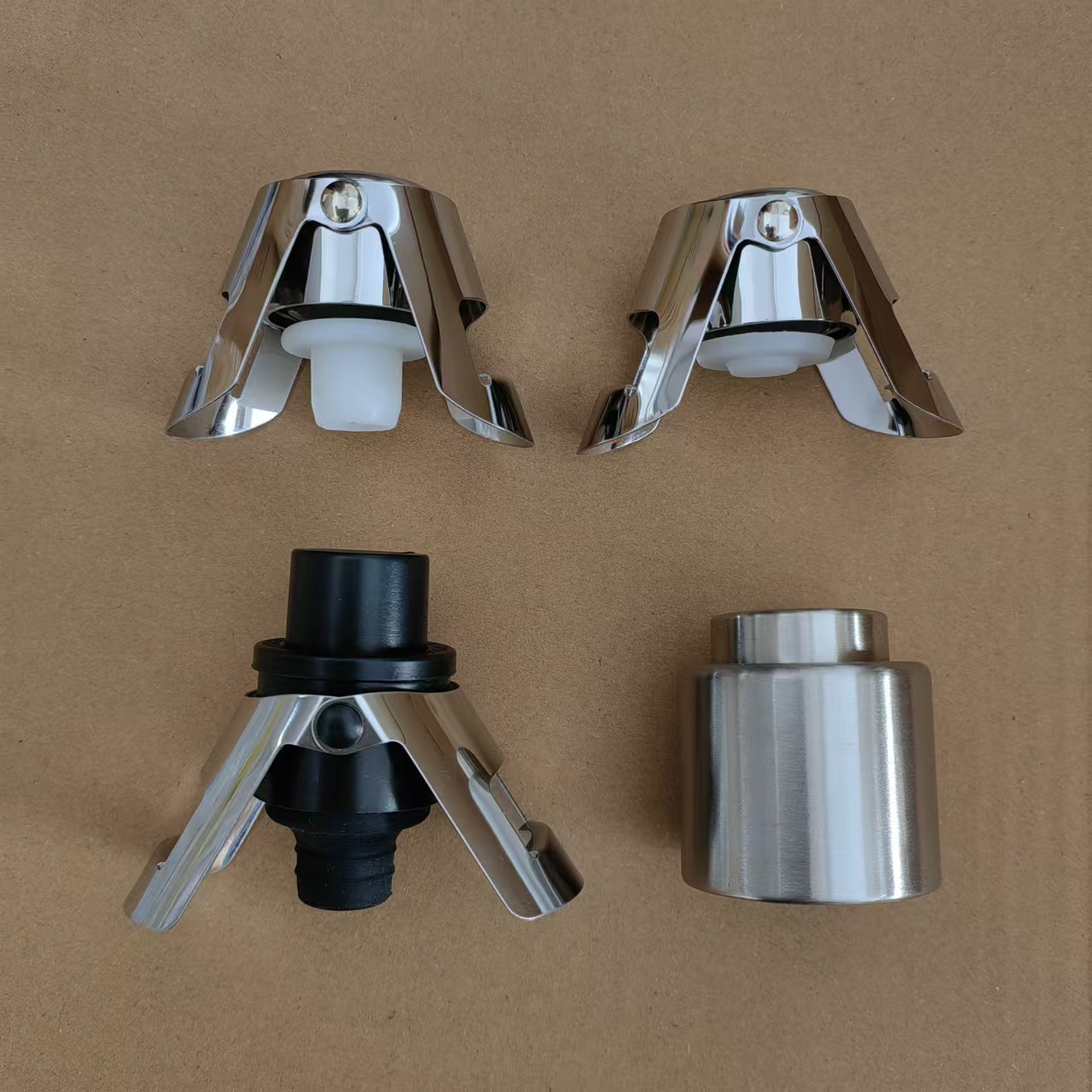 Champagne Stopper Sparkling Wine Bottle Stopper Bottle Fresh-Keeping Sealing Lid Red Wine Stopper Vacuum Stopper Press Stopper
