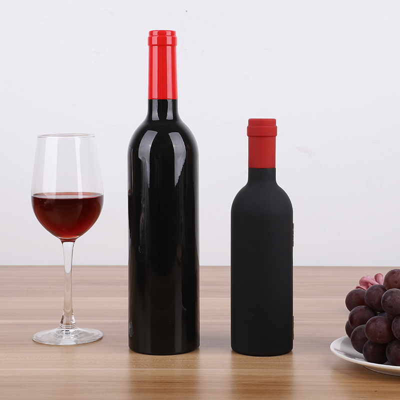 Wine Bottle Shape Wine Bottle Tool Box Red Wine Opener Set Promotional Gift Wine Bottle 5-Piece Set
