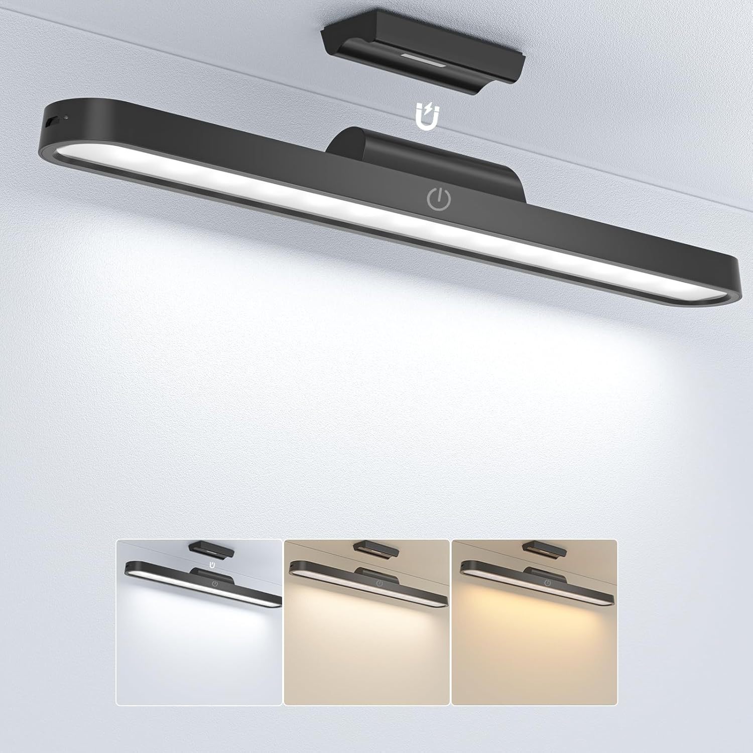 Super bright desk lamp eye-protection study dedicated LED dormitory lamp magnetic adsorption college student cool lamp rechargeable long battery life