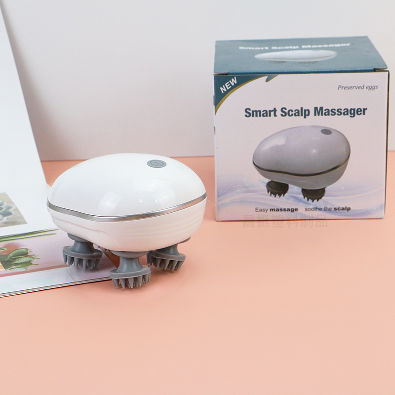 Electric scalp massager, head massage comb, health care massager, dragon claw hand, pet massager for cats