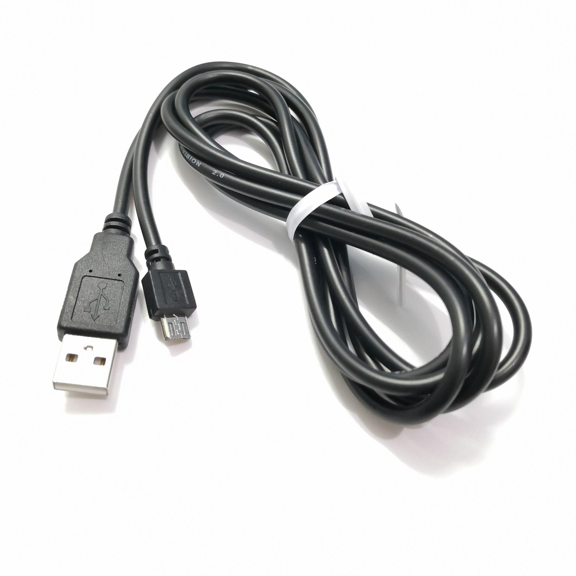 PS4 controller charging cable USB data cable micro5p 1.5M black anti-original white tie game console